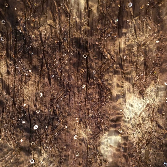 Sparkly Brown Top - Picture 4 of 8